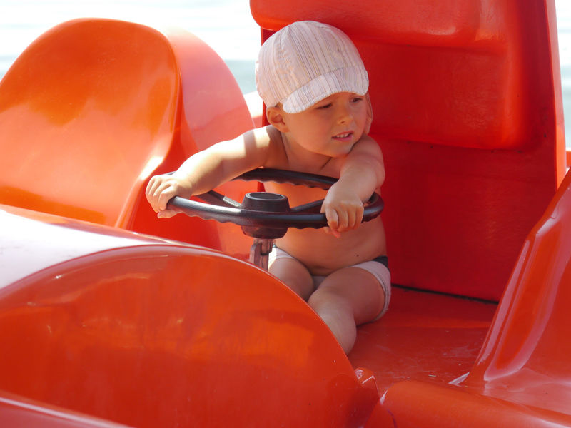 tretbootfahren mit baby